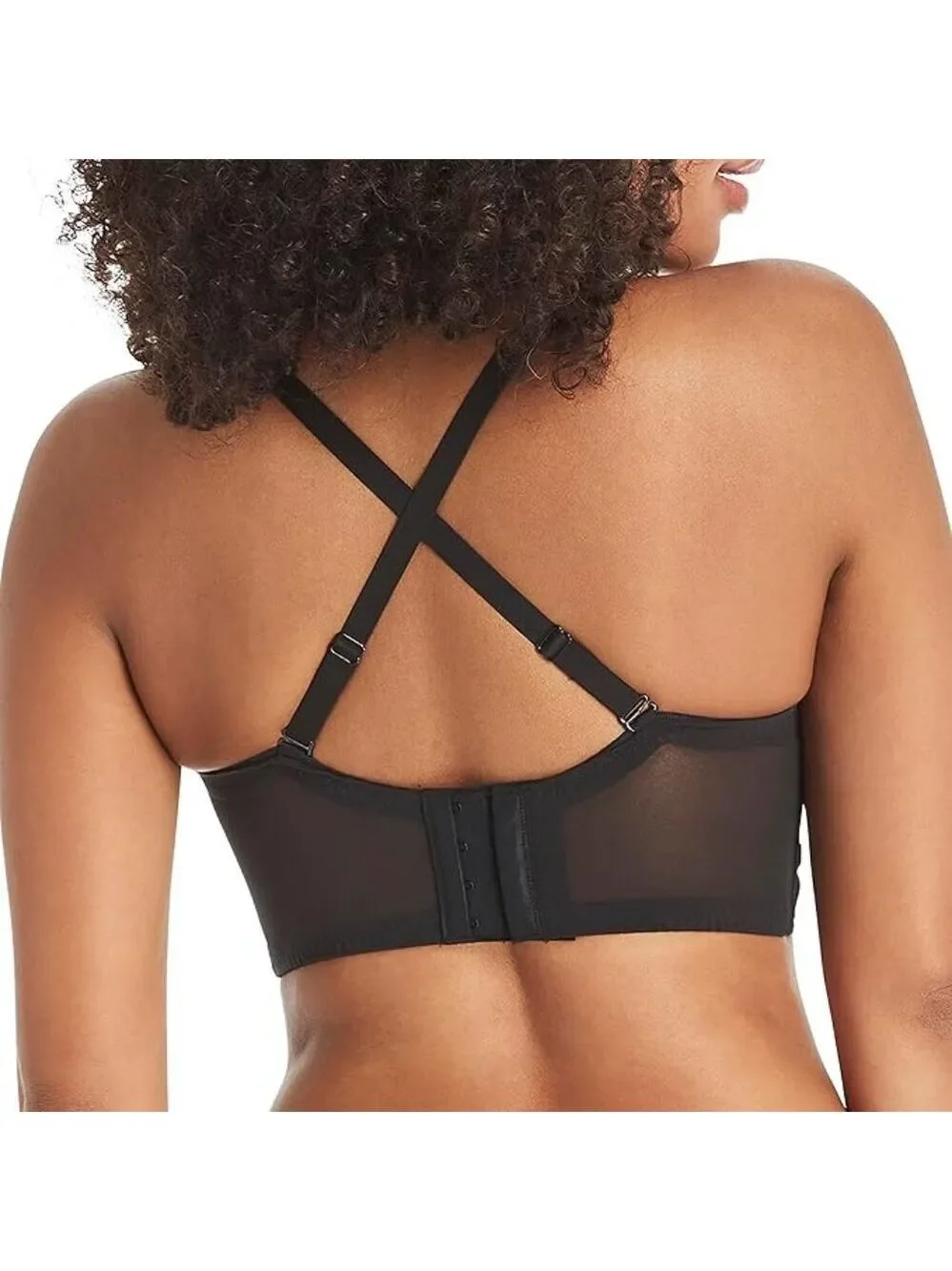 Maidenform Wireless Bralette, Convertible 40C Black NWT DM1188